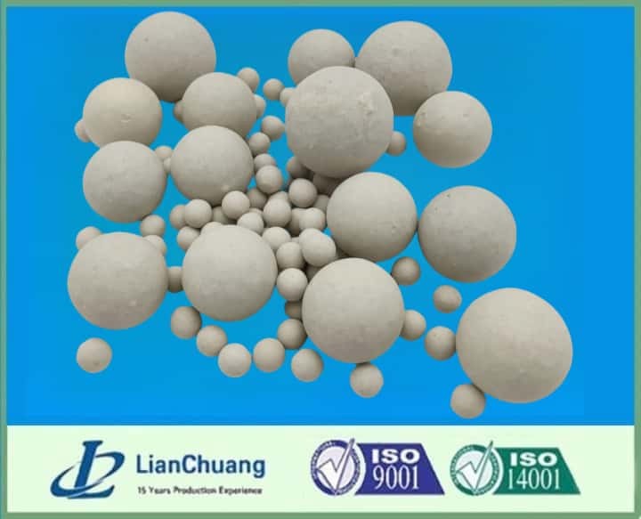 Inert Porcelain Balls for Catalyst Support and Filtration Media Inert Porcelain Balls for Catalyst Support and Filtration Media