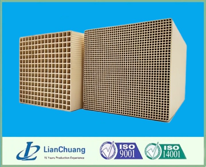 Monolith Cordierite Ceramic Honeycomb For RTO Heat Exchange Media