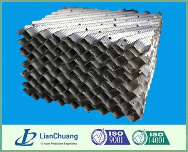 Metal Plate Net Corrugated structured Packing 